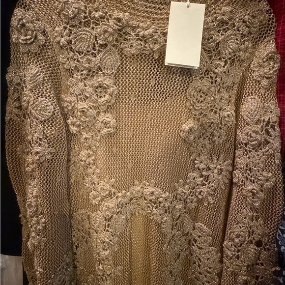 Ulla Johnson Leah Crochet Knit Maxi Dress - Picture 6 of 9